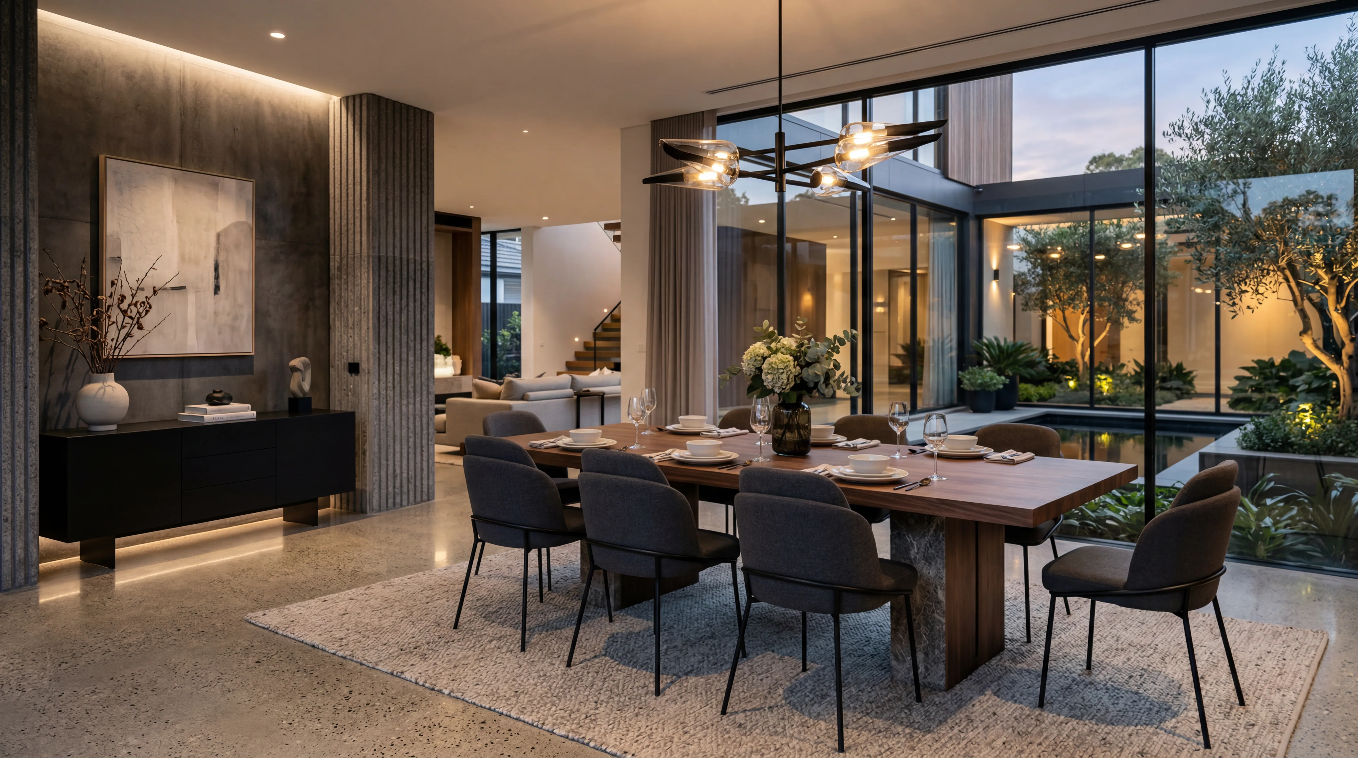 Minnetonka Modern Concept — outdoor dining
